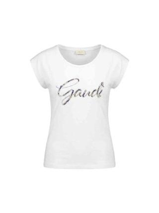 WOMEN'S T-SHIRT - GAUDI JEANS WHITE - 611BD64039 1
