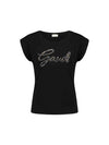 WOMEN'S T-SHIRT - GAUDI JEANS BLACK - 611BD64039 1