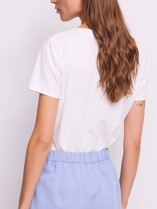 T-SHIRT DONNA - GAUDI JEANS BIANCO - 611BD64040 2