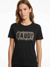 WOMEN'S T-SHIRT - GAUDI JEANS BLACK - 611BD64043 3