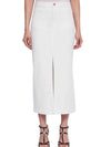 WOMAN SKIRT - GAUDI JEANS WHITE - 611BD75010 1
