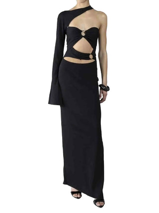 WOMEN'S DRESS - DENNY ROSE BLACK - 611DD13001