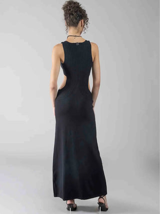 WOMEN'S DRESS - DENNY ROSE BLACK - 611DD13008 3