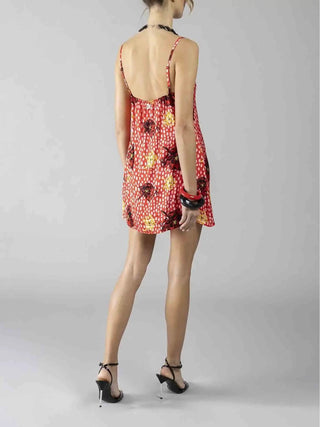 WOMEN'S DRESS - DENNY ROSE RED - 611DD15026 3