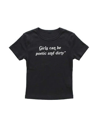 WOMEN'S T-SHIRT - DENNY ROSE BLACK - 611DD64017