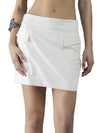 WOMEN'S SKIRT - DENNY ROSE WHITE - 611DD75010 1