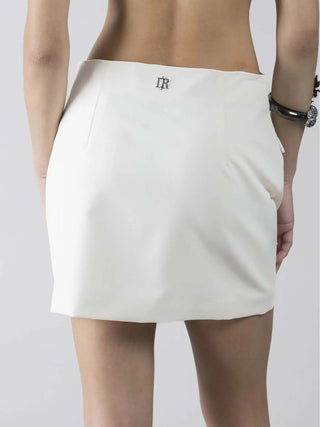 WOMEN'S SKIRT - DENNY ROSE WHITE - 611DD75010 2