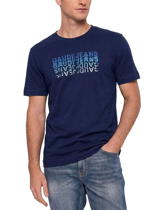 MEN'S T-SHIRT - GAUDI MEN'S BLUE - 611GU64015