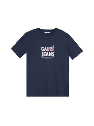 T-SHIRT UOMO - GAUDI UOMO BLU - 611GU64019