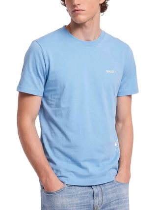 MEN'S T-SHIRT - GAUDI UOMO LIGHT BLUE - 611GU64054