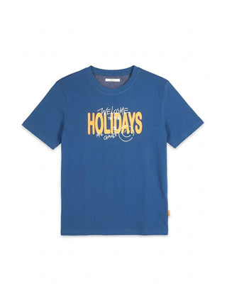 MEN'S T-SHIRT - GAUDI MEN NAVY - 611GU64060