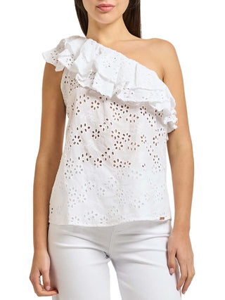 WOMEN'S TOP - DENNY ROSE WHITE - 611ND45004