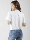 WOMEN'S T-SHIRT - DENNY ROSE WHITE - 611ND64007 3