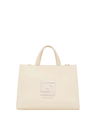 WOMEN'S HANDBAG - GAUDI CREAM - V6AE-12730