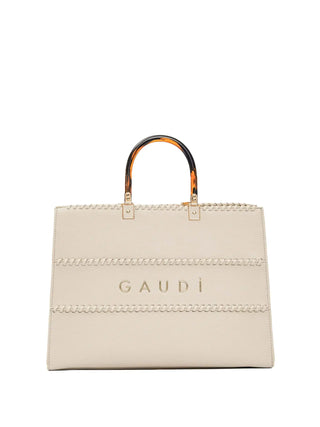 WOMEN'S HANDBAG - GAUDI CREAM - V6AE-12750