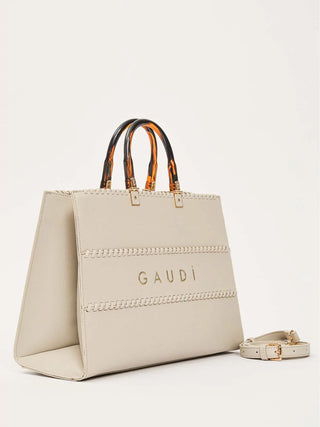 WOMEN'S HANDBAG - GAUDI CREAM - V6AE-12750 2