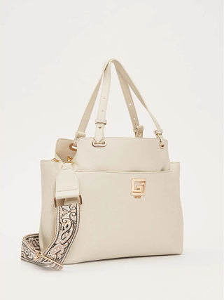 BORSA A SPALLA DONNA - GAUDI CREMA - V6AE-12780 2