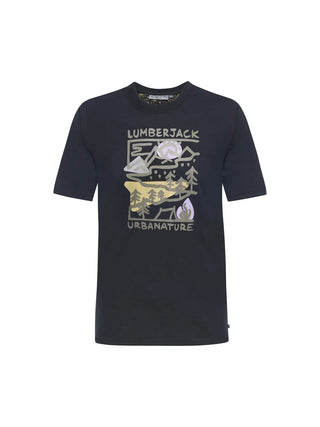 T-SHIRT UOMO - LUMBERJACK NERO - 102268411