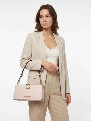 WOMEN'S SHOULDER BAG - LOVE MOSCHINO IVORY - JC4128PP1OLM0 4