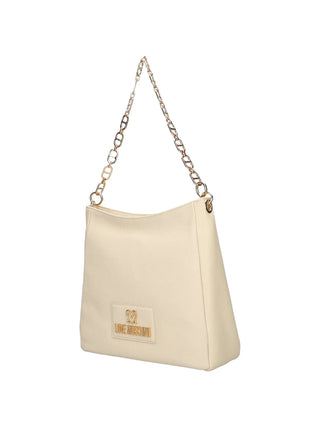 WOMEN'S SHOULDER BAG - LOVE MOSCHINO IVORY - JC4166PP1OL12 2