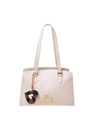 WOMEN'S SHOULDER BAG - LOVE MOSCHINO IVORY - JC4276PP0OK10
