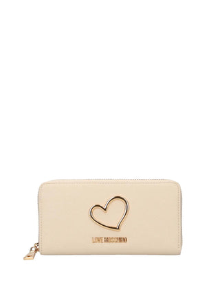 WOMEN'S WALLET - LOVE MOSCHINO IVORY - JC5505PP1OLQ0 1