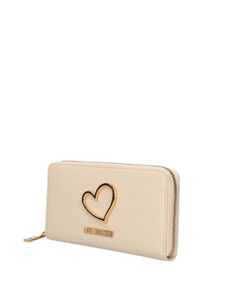 WOMEN'S WALLET - LOVE MOSCHINO IVORY - JC5505PP1OLQ0 2