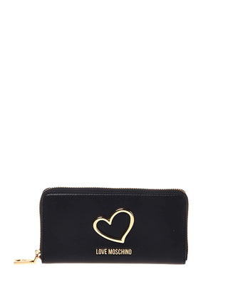 WOMEN'S WALLET - LOVE MOSCHINO BLACK - JC5505PP1OLQ0