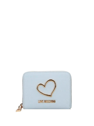 WOMEN'S WALLET - LOVE MOSCHINO LIGHT BLUE - JC5507PP1OLQ0 1