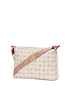 BORSA A SPALLA DONNA - POLLINI AVORIO-ROSSO - TE8400PP02Q1Y 2