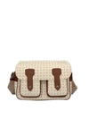 WOMEN'S SHOULDER BAG - POLLINI IVORY-BROWN - TE8401PP02Q11 1