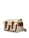 WOMEN'S SHOULDER BAG - POLLINI IVORY-BROWN - TE8401PP02Q11 2