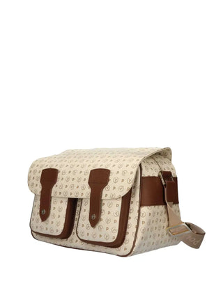 WOMEN'S SHOULDER BAG - POLLINI IVORY-BROWN - TE8401PP02Q11 2