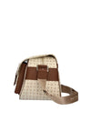WOMEN'S SHOULDER BAG - POLLINI IVORY-BROWN - TE8401PP02Q11 3