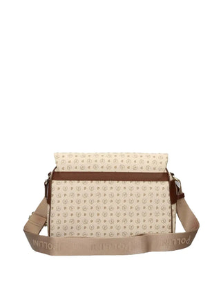 WOMEN'S SHOULDER BAG - POLLINI IVORY-BROWN - TE8401PP02Q11 4