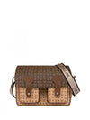 WOMEN'S SHOULDER BAG - POLLINI BROWN-CREAM - TE8401PP02Q53 1