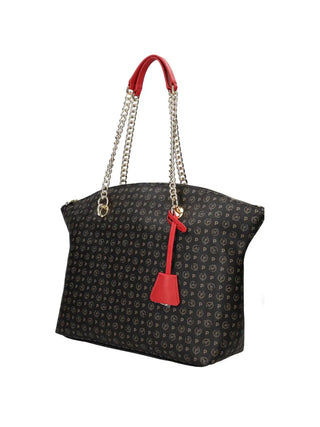 WOMEN'S SHOULDER BAG - POLLINI BLACK-RED - TE8408PP02Q11 2