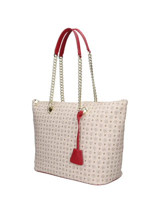 WOMEN'S SHOULDER BAG - POLLINI IVORY-RED - TE8410PP02Q11 2