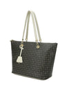 WOMEN'S SHOULDER BAG - POLLINI BLACK-IVORY - TE8410PP02Q11 2