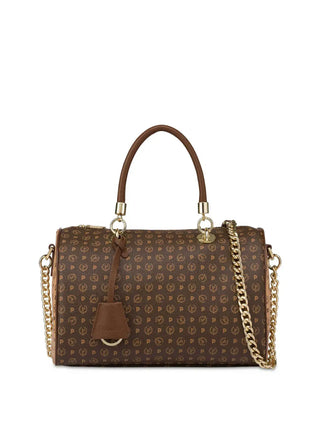 BORSA A MANO DONNA - POLLINI MARRONE-CREMA - TE8411PP02Q53