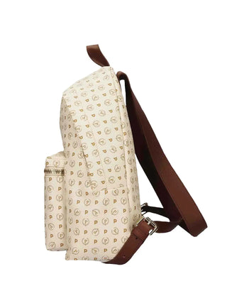 WOMEN'S BACKPACK - POLLINI IVORY-BROWN - TE8412PP03Q11 3