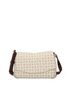 WOMEN'S SHOULDER BAG - POLLINI IVORY-BROWN - TE8550PP0OQ11 1