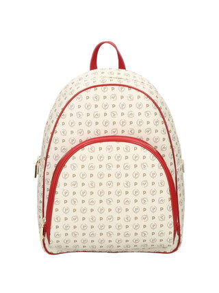 WOMEN'S BACKPACK - POLLINI IVORY-RED - TE8553PP0OQ11
