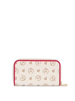 PORTAFOGLIO DONNA - POLLINI AVORIO-ROSSO - TE9001PP02Q1Y 2