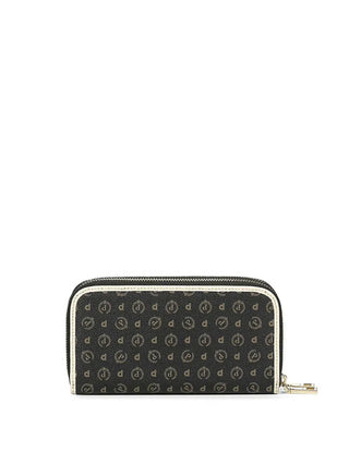 WOMEN'S WALLET - POLLINI BLACK-IVORY - TE9002PP02Q11 2
