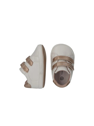 GIRLS' SNEAKERS - TOMMY HILFIGER WHITE-NUDE - T0A9-34221-1582 5