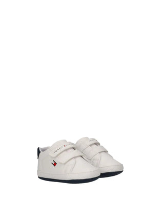 CHILDREN'S SNEAKERS - TOMMY HILFIGER WHITE-BLUE - T0B9-34328-1582 2