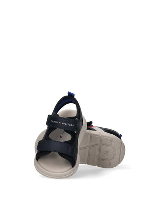 SANDALO BAMBINO - TOMMY HILFIGER BLU - T1B2-34386-1591 4