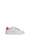 GIRL'S SNEAKERS - TOMMY HILFIGER WHITE-FUCHSIA - T3A9-34238-1355 1