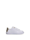GIRL'S SNEAKERS - TOMMY HILFIGER WHITE-PLATINUM - T3A9-34246-1355 1